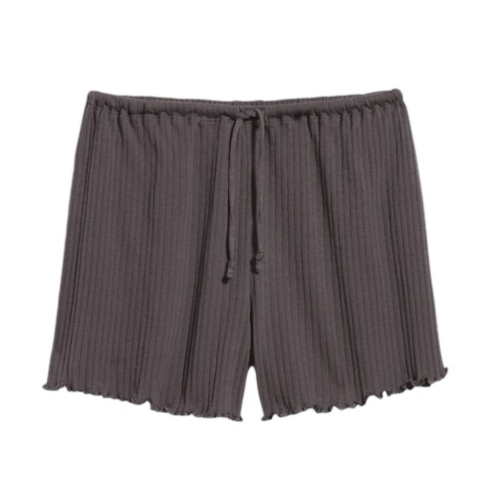 Old Navy High-Waisted Ribbed Pajama Shorts Sz L